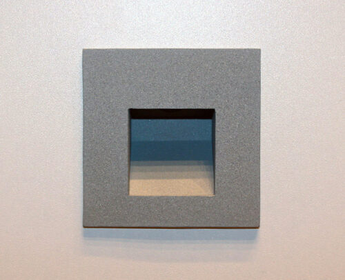 Светильник квадратный настенный серый