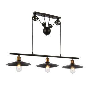 Черный Светильник подвесной коллекции ESPERAZZA в стиле Loft SLE120503-03