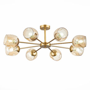 Золотистый Светильник потолочный коллекции PALLO в стиле Modern SLE155412-08