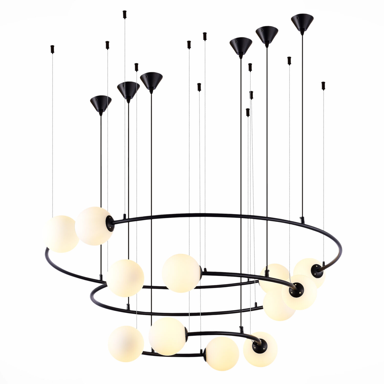 Черный Светильник подвесной коллекции ARKOS в стиле Modern SL1186.403.12