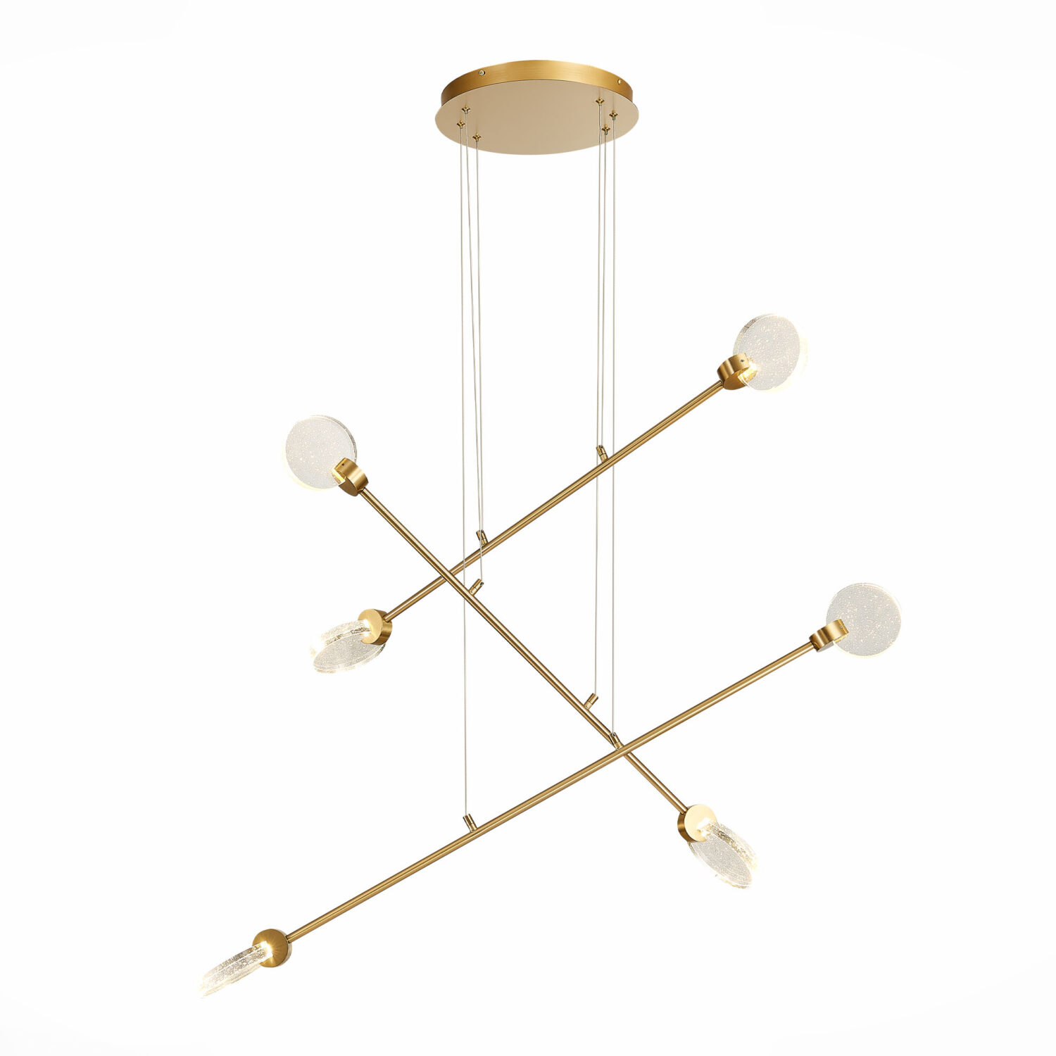 Золотистый Светильник подвесной коллекции Montecelio в стиле Modern SL6104.203.06