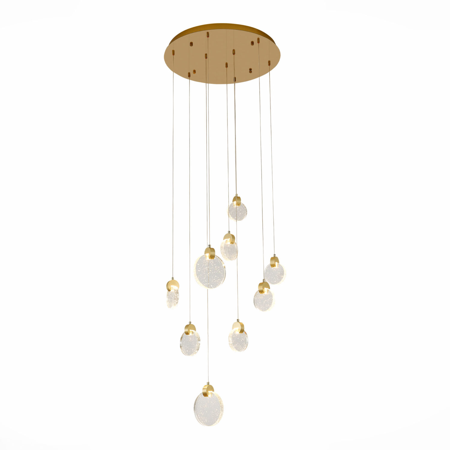 Золотистый Светильник подвесной коллекции Montecelio в стиле Modern SL6104.203.09
